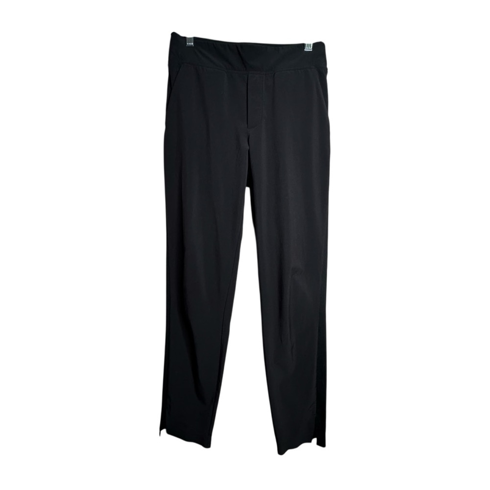 Athleta Brooklyn Mid Rise Ankle Pants Black Travel Athleisure 198671 Sz 2 E25
